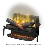 Dimplex Revillusion 20" Electric Log Set with Optional Ember Mat