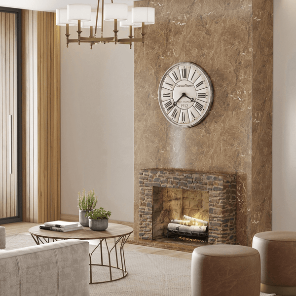 Dimplex RLG25 Revillusion™ 25-Inch Plug-in Electric UL Listed Log Set in living room - installation view