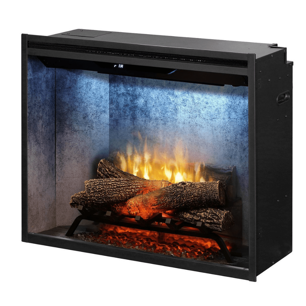 Dimplex Revillusion™ 30-Inch UL Listed Electric Firebox - Weathered Concrete Interior