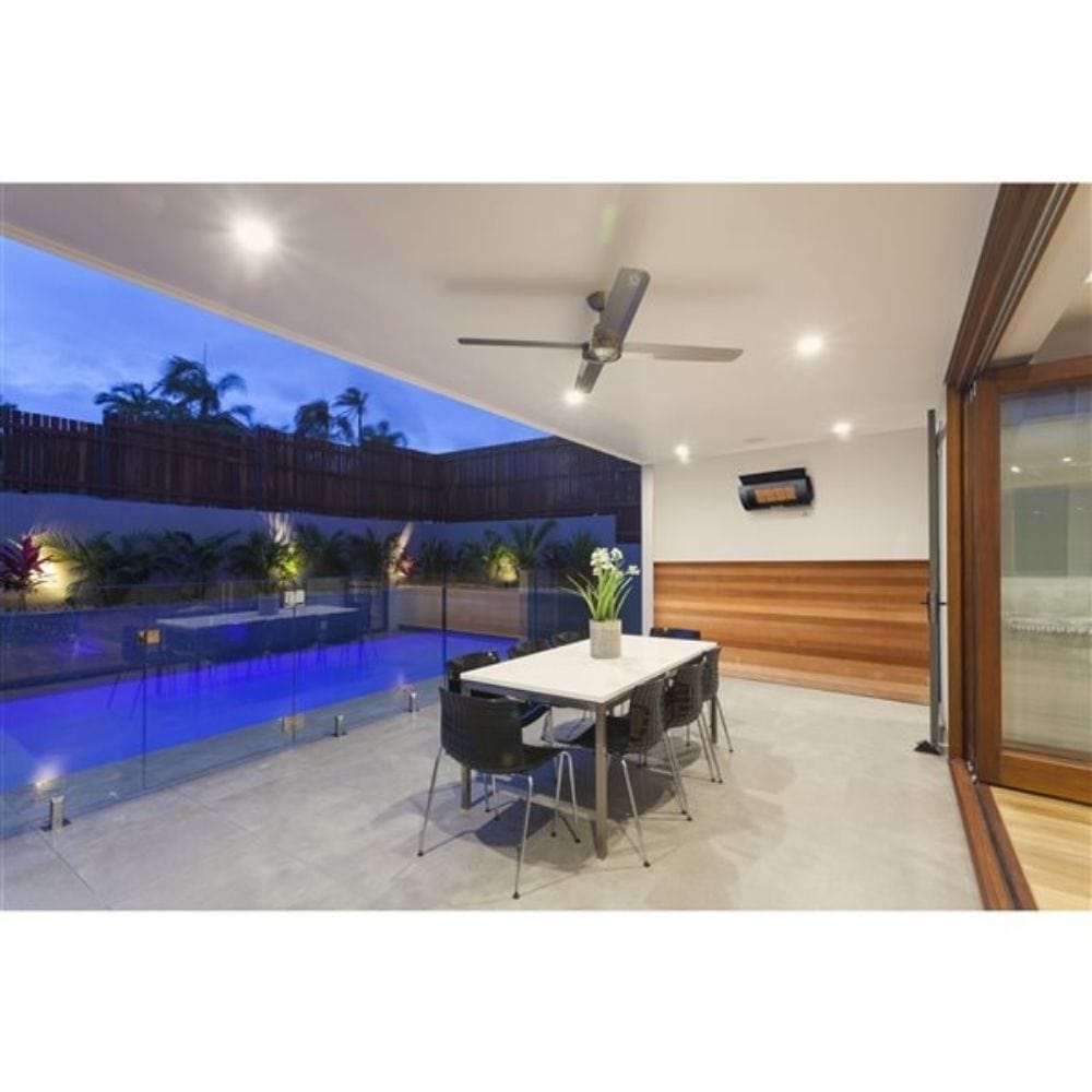 Dimplex Wall-mounted Outdoor Natural Gas Infrared Heater in Pool area