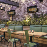 Dimplex Wall-mounted Outdoor Natural Gas Infrared Heater in Cafe