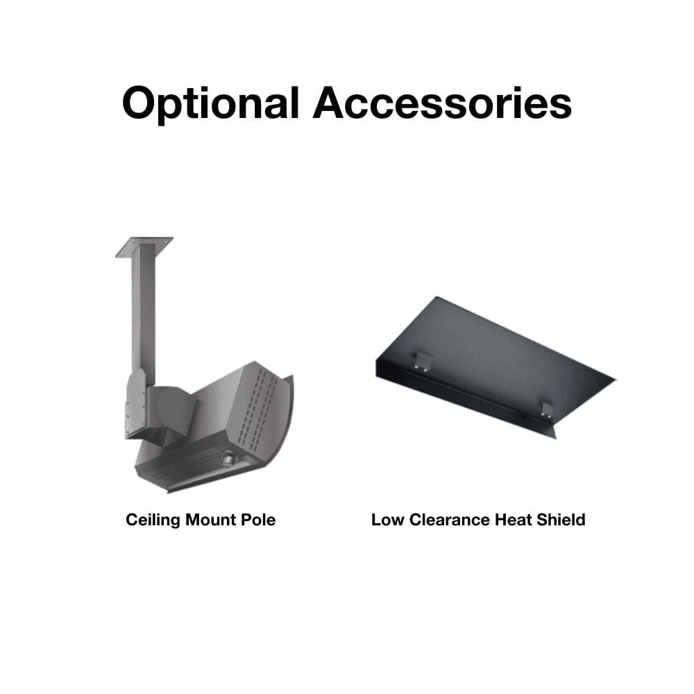 Optional Accessories for Dimplex DGR Series Wall-Mounted Natural Gas Heater