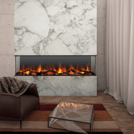 Dynasty Melody Smart Electric Fireplace Corner Side