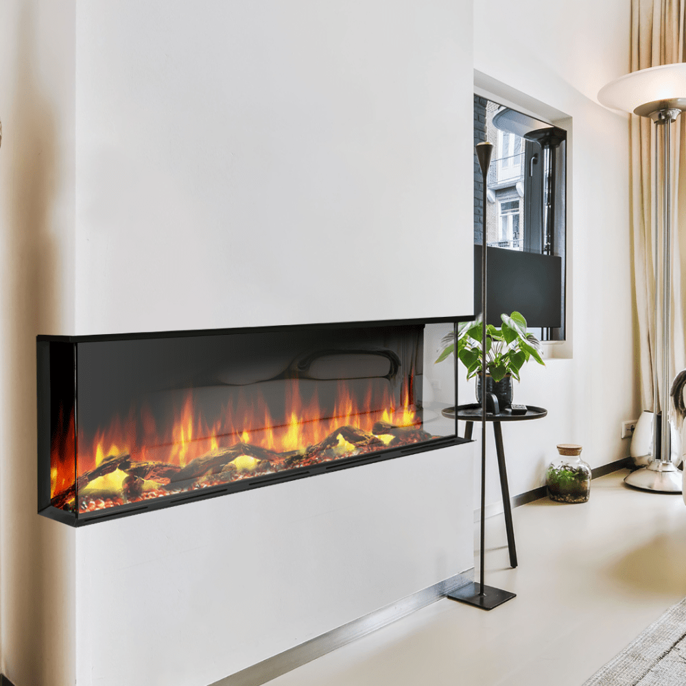 Dynasty Melody 3-Sided Smart Electric Fireplace — Modern Blaze