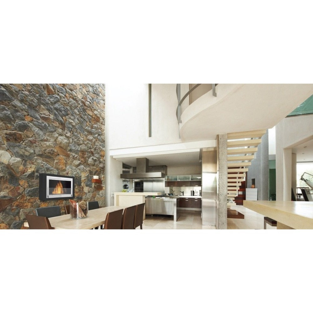 Eco-Feu Montreal - 42" UL Listed Wall Mounted/Built-in Ethanol Fireplace