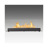 Eco-Feu Vision III 51-Inch Free Standing Ethanol Fireplace in Black