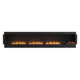 EcoSmart Fire Flex 140" Built-in Ethanol Firebox with Right Side Decorative Box