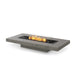 EcoSmart Fire Gin 90 Low 52" Rectangular Concrete Fire Pit Table