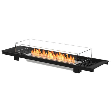 EcoSmart Fire Linear Curved 65" Indoor/Outdoor Fire Pit Kit with Triple Fuel Advantage