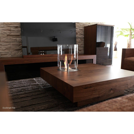 AB Burner with EcoSmart Fire Loft Fire Screen at Showroom