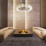 EcoSmart Fire Round 20" Indoor/Outdoor Fire Pit Kit with Triple Fuel Advantage Lifestyle