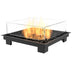 EcoSmart Fire Square 22" Indoor/Outdoor Fire Pit Kit with Triple Fuel Advantage Gas Model