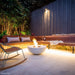 EcoSmart Fire Mix Fire Bowl in Outdoor Patio, Evening
