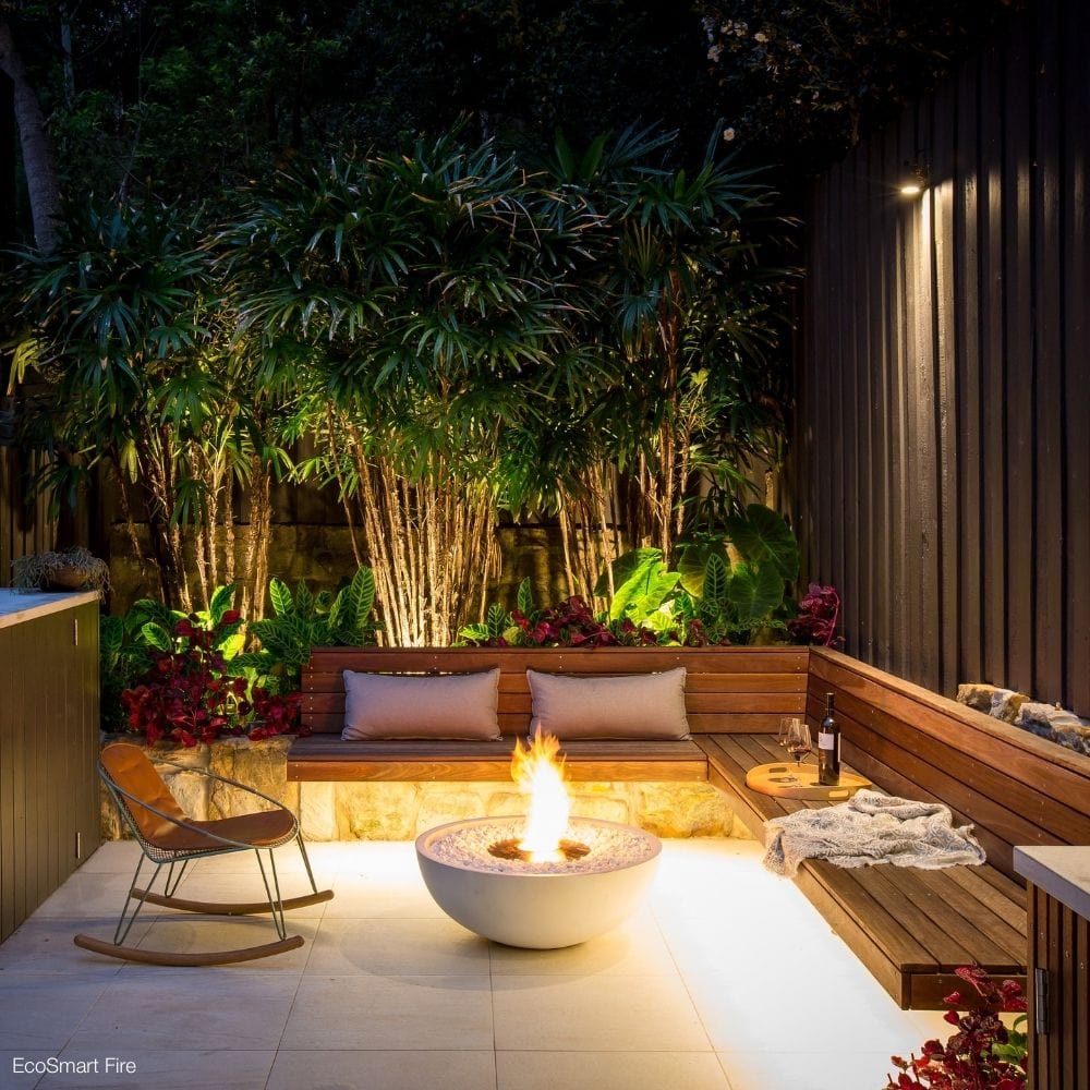 EcoSmart Fire Mix Fire Bowl in Outdoor Patio