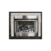 Empire Carol Rose Bi-Fold Glass Door for Premium Outdoor Fireplace Installed