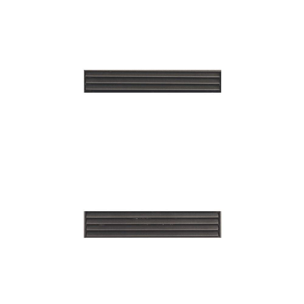 Empire Hammered Pewter Louvers