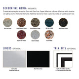 Empire Boulevard Linear Vent-Free Gas Fireplace 60" 72" Media Options