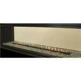 Empire Boulevard - Linear Vent-Free Gas Fireplace See-Through Side View