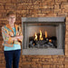 Empire Carol Rose Premium Outdoor Gas Fireplace with Carol Rose Burtz