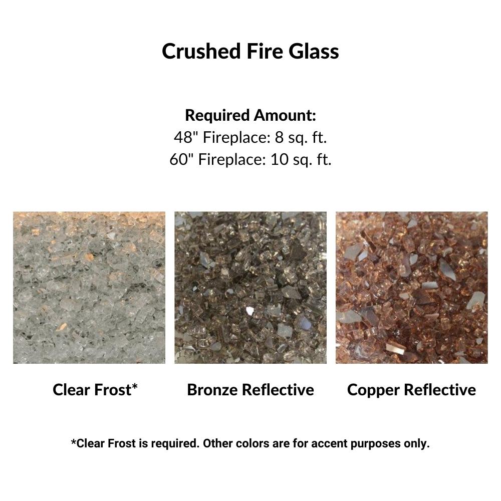 Required Crushed Fire Glass