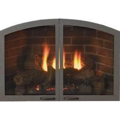 Empire Door Set Hammered Pewter for 32/36 Vail Premium Gas Fireplaces