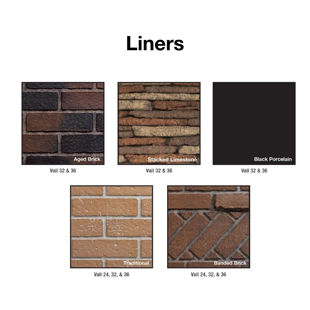 Empire DVP20DF Traditional Brick Liner Fireplace Liner**************************