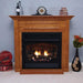 Empire Vail Gas Fireplace with Stacked Limestone Liner 