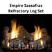Empire Sassafras Refractory Log Set for Vail 32 Premium Fireplace