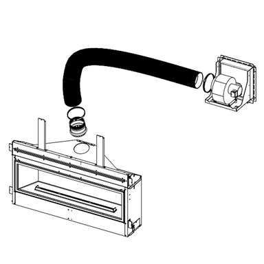 Empire Flex Vent for Forced Air Kit - SD6DFA25