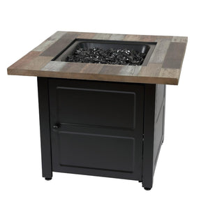 Endless Summer Cayden 30" Square LP Fire Pit Table