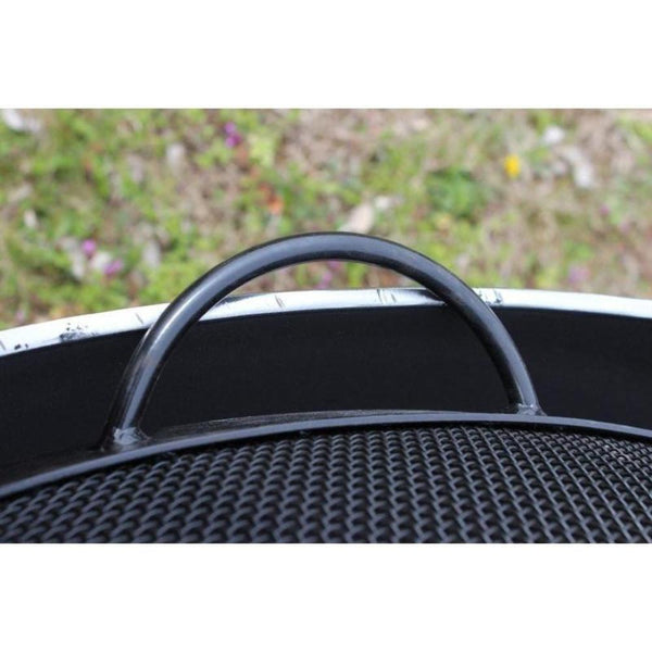 Fire Pit Art 40" Artisan Spark Screen handle