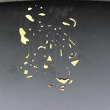 Leopard Design On The Inside of Fire Pit Art Africa's Big Five