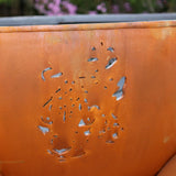 Leopard Design of Fire Pit Art Africa's Big Five