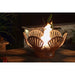 Fire Pit Art Barefoot Beach - 41" Handcrafted Carbon Steel Gas Fire Pit