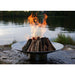 Wood Burning Fire Pit - Fire Pit Art Bella Vita - 46" Stainless Steel Fire Pit (BV46)