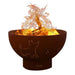 Wood Burning Fire Pit - Fire Pit Funky Dog - 36" Steel Fire Pit (FDOG)