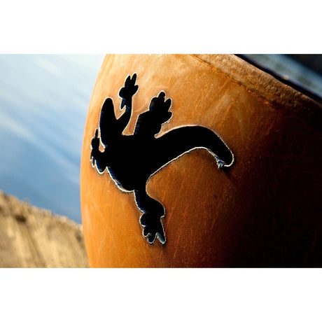 Fire Pit Art Kokopelli - 36" Handcrafted Carbon Steel Gas Fire Pit