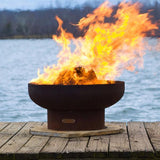 Wood Burning Fire Pit - Fire Pit Art Low Boy - 36" Steel Fire Pit (LB)
