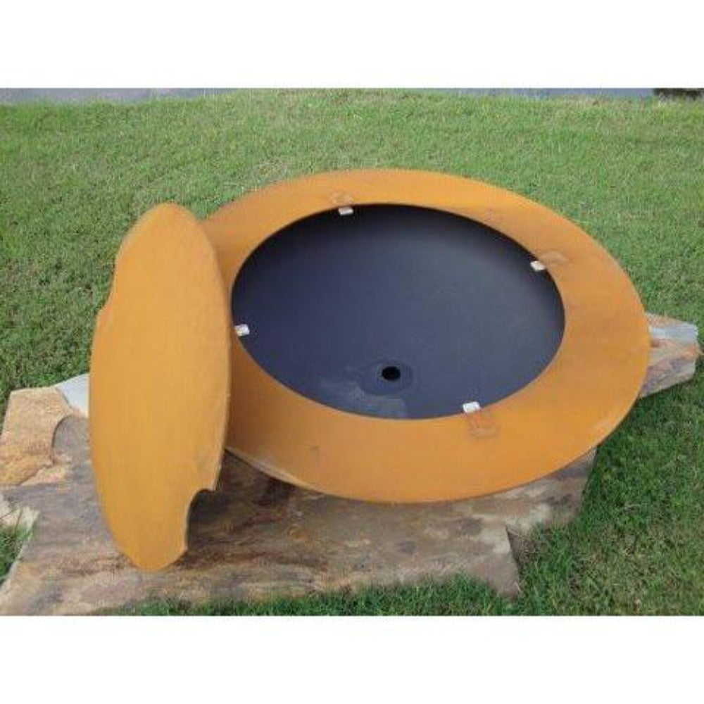 Fire Pit Art Magnum 54" Fire Pit with Lid