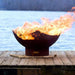 Wood Burning Fire Pit - Fire Pit Art Manta Ray - 36" Steel Fire Pit Outdoors