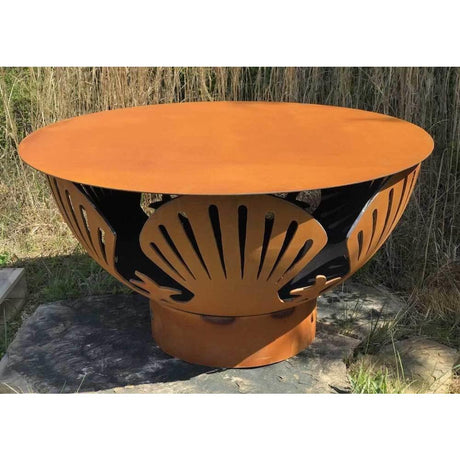 Fire Pit Art Steel Table Top 43"