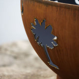 Palm Tree and Moon Cut Out