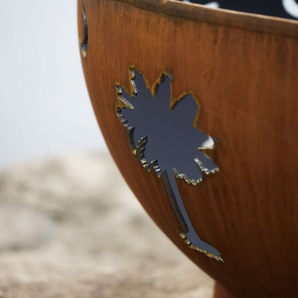 Palm Tree and Moon Cut Out