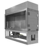 Firegear Kalea Bay Free Standing Outdoor Linear Gas Fireplace 45 degree view