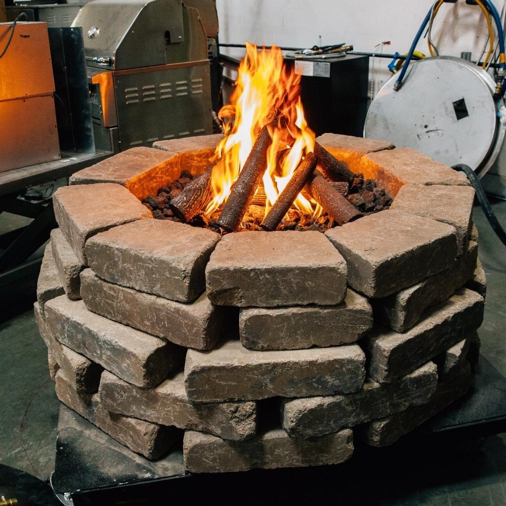 Steel Log Firegear Pro Series Ironwood Steel Log Sets for Gas Fire Pits — Modern ...