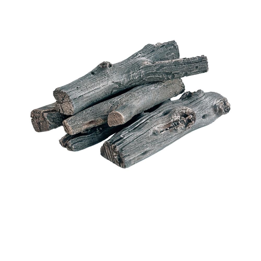 Firegear Refractory Concrete Driftwood Log Sets for Gas Fire Pits and Fireplaces