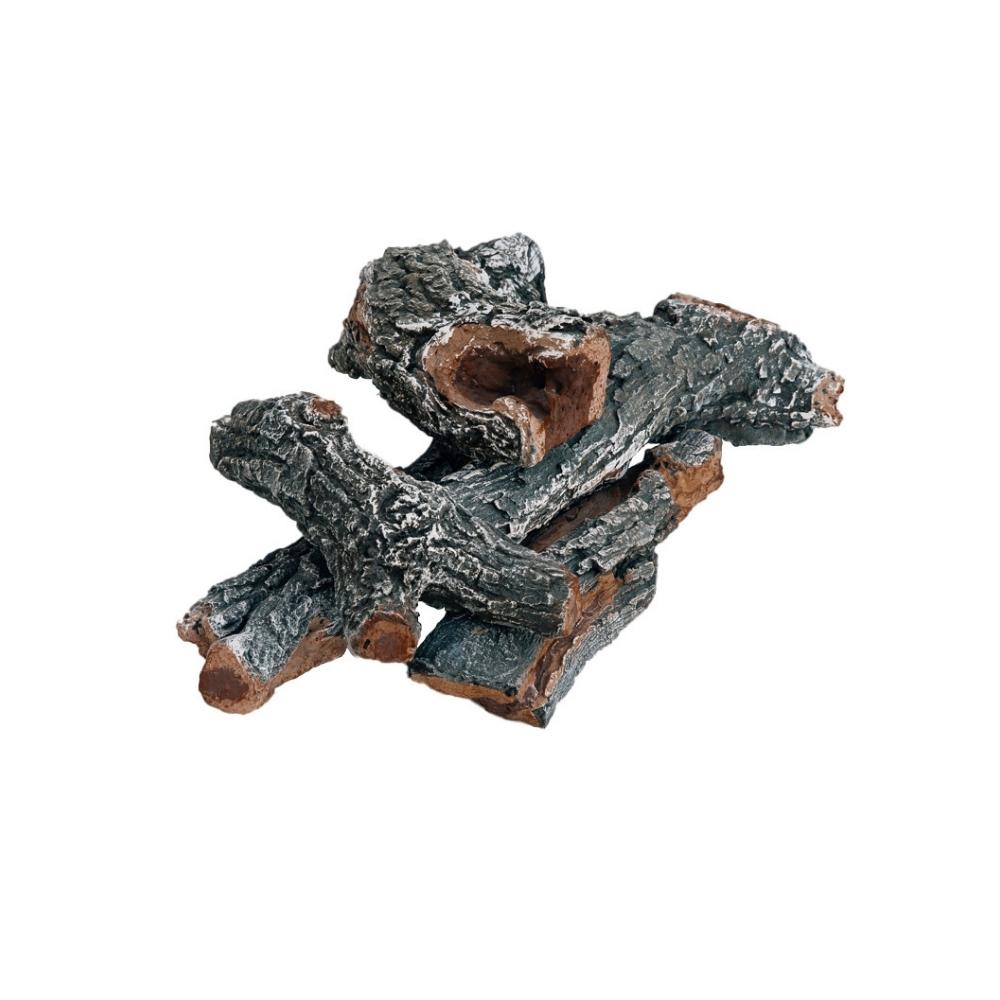 Firegear Refractory Concrete Oak Log Sets for Gas Fire Pits and Fireplaces