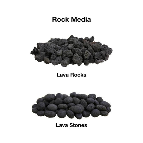 Firegear Rock Media for Gas Fire Pits