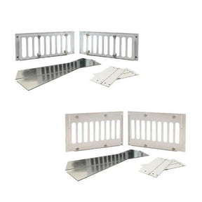 Firegear Stainless Steel Paver Vent Kit for Fire Pits - front view