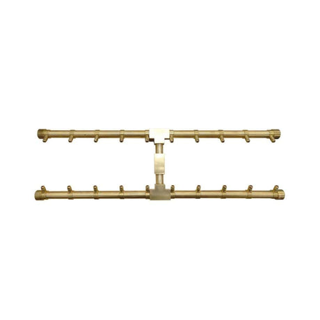 Firegear Pro Series H Burners - Brass Gas Burner